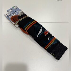 Smartwool Men's Medium Snowboard Piste Machine Over The Calf Socks Black Yellow